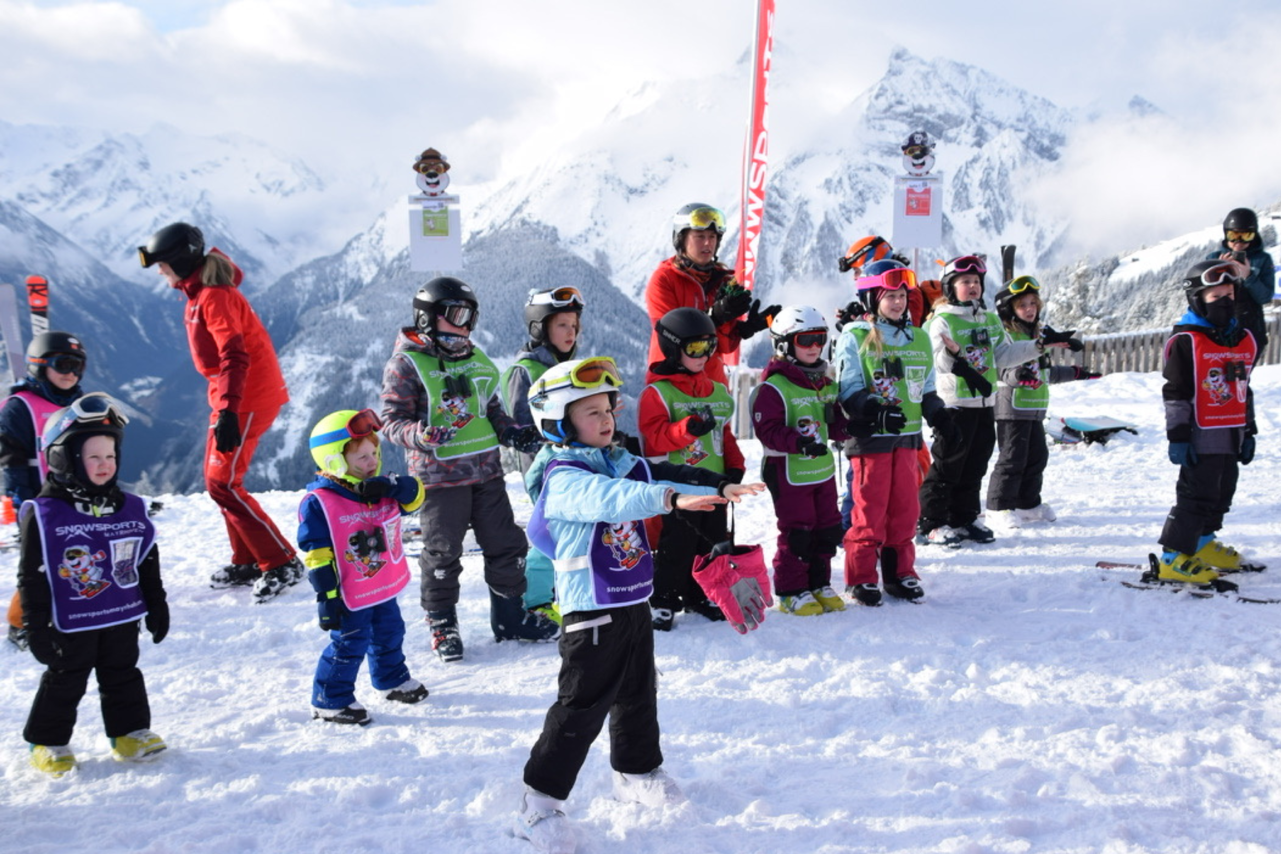 Snowsports Mayrhofen groepslessen voor kinderen